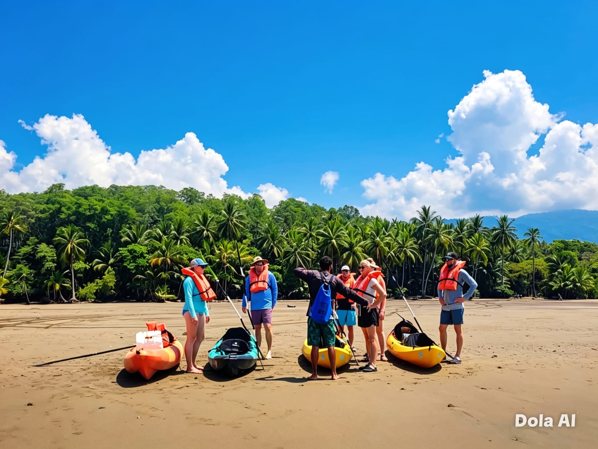 Snorkeling from an ocean kayak